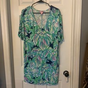 Short sleeve cotton Lilly Pulitzer dress